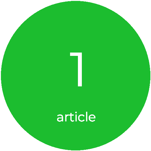 1 article