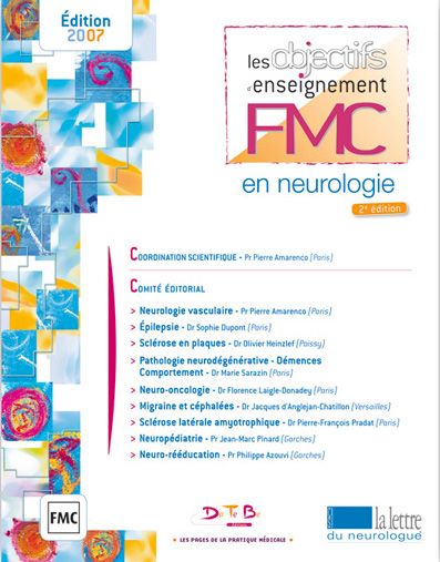 Les objectifs d’enseignement FMC en neurologie - Édition 2007