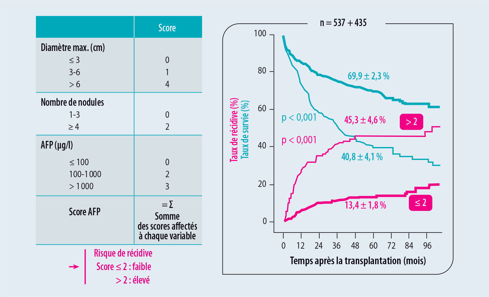 Transplantation pour carcinome hépatocellulaire - Figure 2