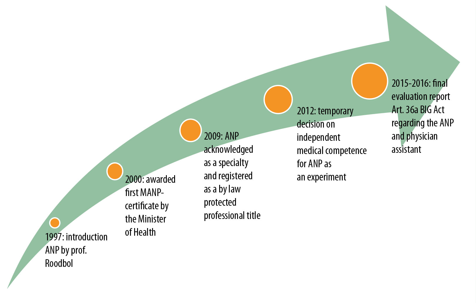 Past, present and future perspectives of advanced nursing practice in the Netherlands - Figure 1